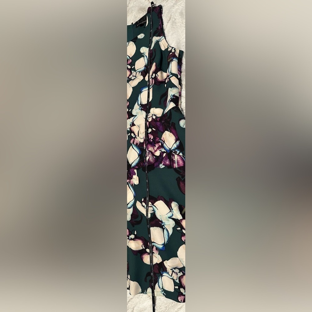 Banana Republic Deep Hunter Floral Peplum Dress - Picture 9 of 15